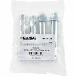 Global Industrial™ Hex Nut Sleeve Anchor, 3/4" x 4-1/4" -Anchors Sales Store 320742 02