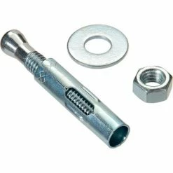 Sleeve Anchor - 3/8 x 1-7/8" - Hex Nut w/ Washer - Steel - Zinc CR+3 - 50 Pk - Brighton-Best 278050 -Anchors Sales Store B2101352 03