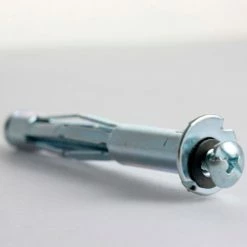 Brighton-Best Hollow Wall Anchor - 1/8" x 1-3/4" - Phillips/Slotted Pan Head - Steel - Zinc - 100 Pk - BBI 267050