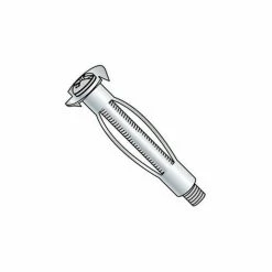 Brighton-Best Hollow Wall Anchor - 1/8" x 1" - Phillips/Slotted Pan Head - Steel - Zinc - Pkg of 100 - BBI 272030