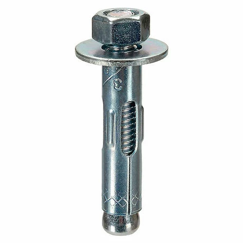 Sleeve Anchor - 1/4" x 2-3/4" - Round Head - Steel - Zinc - Pkg of 100 - Brighton-Best 426022 3 Sleeve Anchor - 1/4" x 2-3/4" - Round Head - Steel - Zinc - Pkg of 100 - Brighton-Best 426022