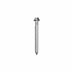 Brighton-Best Tapking Concrete Screw Anchor - 1/4" x 4" - Slotted Ind. Hex Washer Head - Steel - 100 Pk