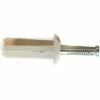 Nylon Nail Anchor - 1/4" x 1-1/2" - Mushroom Head - Plain Finish - Pkg of 100 - Brighton-Best R14003 -Anchors Sales Store BB1 R14003