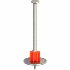 ITW Ramset® 07887 - Powder Actuated Drive Pin w/ Washer - .300" x 3" - Made in USA - Pkg of 15