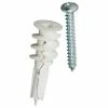 ITW E-Z Ancor 11364 - Twist-N-Lock 75 lb. Self-Drilling Drywall Anchor - Made In USA - Pkg of 4