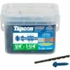 ITW Tapcon Concrete Anchor - 1/4 x 1-1/4" - Hex Washer Head - Pkg of 225 - 24515 -Anchors Sales Store ITN 24515