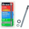 ITW Red Head 50506 -1/2" x 7" Wedge Anchor - Steel - Hot Dip Galvanized - Made in USA 1 ITW Red Head 50506 -1/2" x 7" Wedge Anchor - Steel - Hot Dip Galvanized - Made in USA -Anchors Sales Store ITN 50306