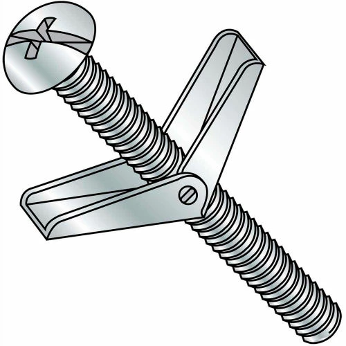 1/8X3 Combination Round Head Toggle Bolt Zinc, Pkg of 50 3 1/8X3 Combination Round Head Toggle Bolt Zinc, Pkg of 50
