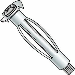 3/16 LONG Long Hollow Wall Anchor Zinc, Pkg of 50