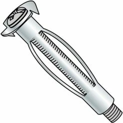 3/16 SHORT Small Hollow Wall Anchor Zinc, Pkg of 50