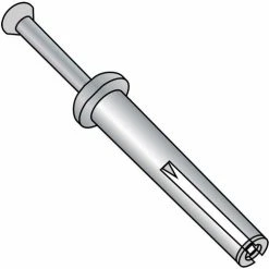 1/4X1 Mushroom Head Hammer Drive Anchor 18 8 Stainless Steel, Pkg of 100