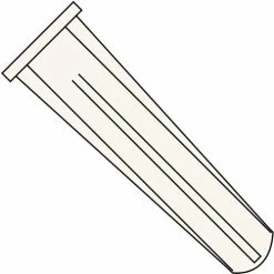 Conical Plastic Anchor - 14-16 x 1-1/2 - Blue - Pkg of 3000