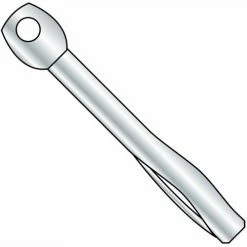 1/4X1 3/4 Tie Wire Split Drive Anchor Zinc, Pkg of 100