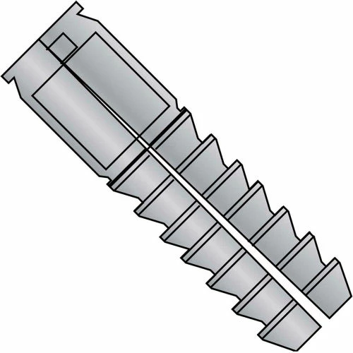 Lag Screw Shield - 1/4" - Long - Zinc Die Cast - Pkg of 50 3 Lag Screw Shield - 1/4" - Long - Zinc Die Cast - Pkg of 50