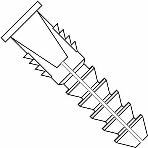 10-12-14 Plastic Anchor, Pkg of 1000 3 10-12-14 Plastic Anchor, Pkg of 1000