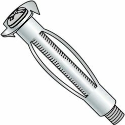 1/8 EXTRA LONG Extra Long Hollow Wall Anchor Zinc, Pkg of 50