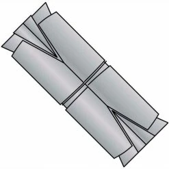 3/8 Double Expansion Anchor Zamac Alloy, Pkg of 50