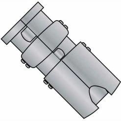 3/8 Single Expansion Anchor Zamac Alloy, Pkg of 50