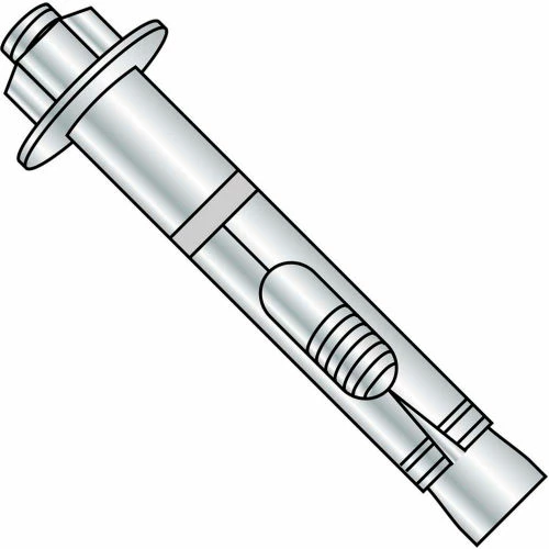 1/2X3 Hex nut Sleeve Anchor Zinc, Pkg of 25 3 1/2X3 Hex nut Sleeve Anchor Zinc, Pkg of 25