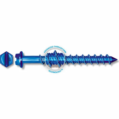 ITW Tapcon 26130 - 1/4" x 2-3/4" Concrete Anchor - 410 SS - Hex Head - Made In USA - Pkg of 8 4 ITW Tapcon 26130 - 1/4" x 2-3/4" Concrete Anchor - 410 SS - Hex Head - Made In USA - Pkg of 8 - Image 2